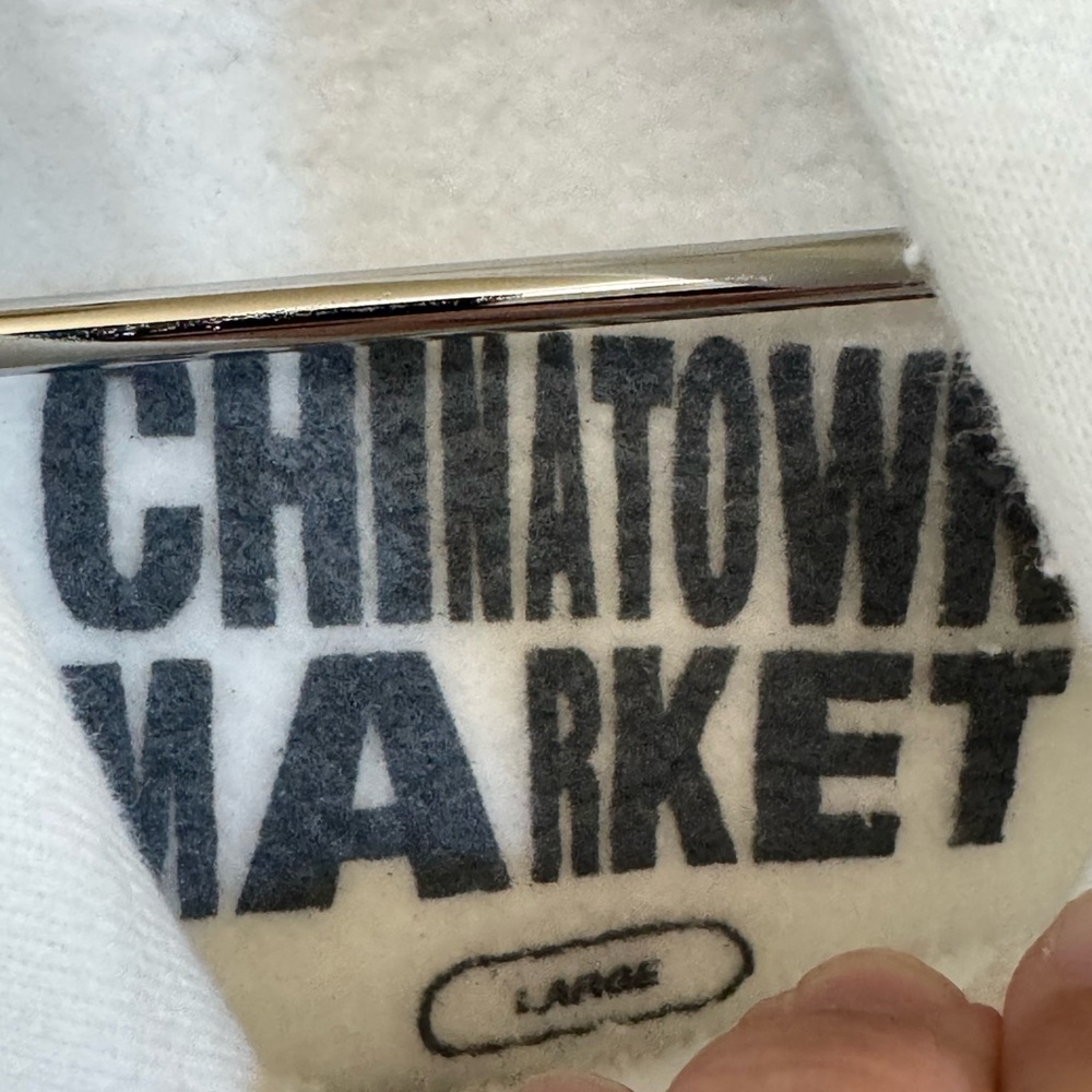 High End Chinatown Market Thick GABAGOOL White Men's L Streetwear Hoodie RARE - Picture 4 of 4